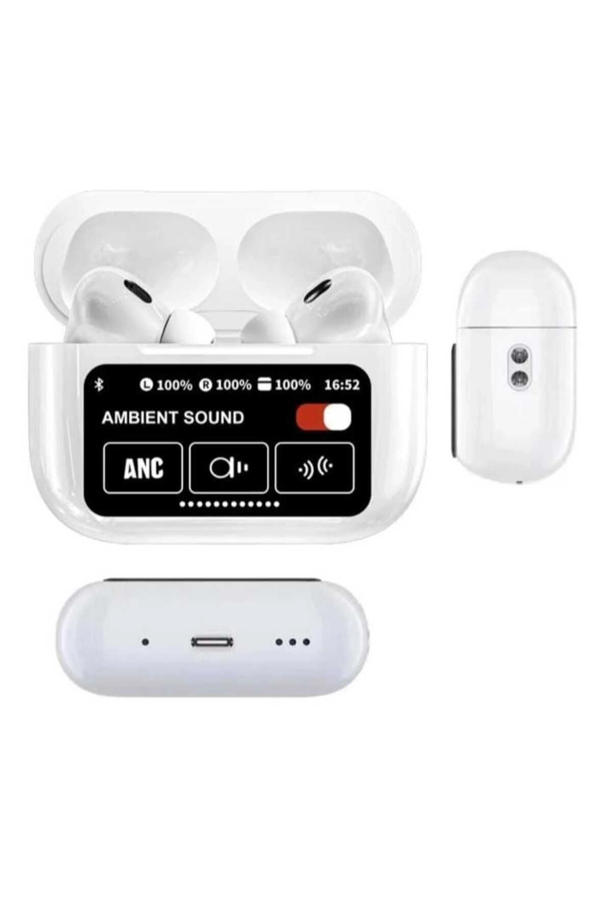 ENC A9 PRO Dokunmatik Dijital Ekranlı Aktif Gürültü Engelleme Bluetooth Kulaklık