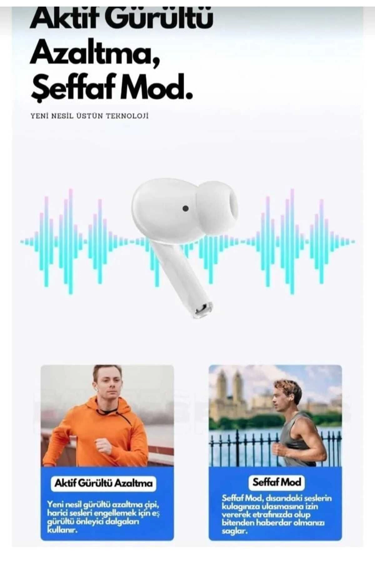 ENC A9 PRO Dokunmatik Dijital Ekranlı Aktif Gürültü Engelleme Bluetooth Kulaklık
