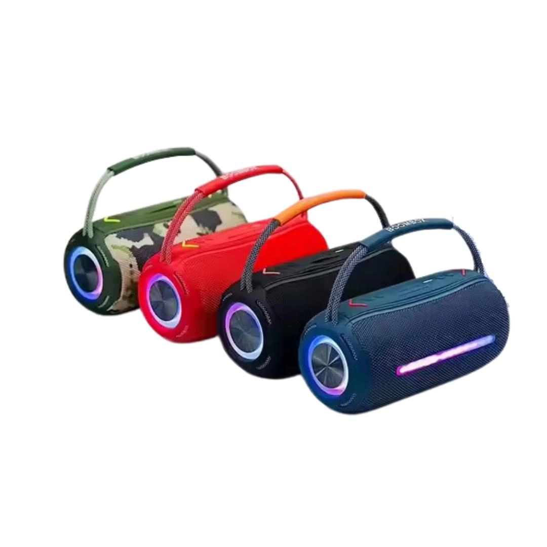 Boomboxtr 360 Taşınabilir Bluetooth Hoparlör Usb,Aux,Tf İPX6