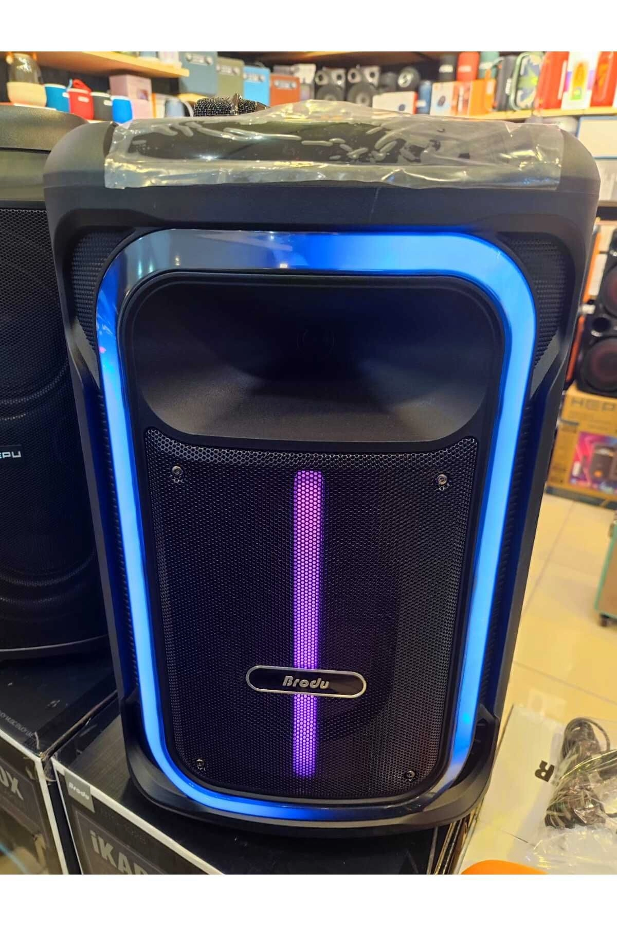 Bts 1928 Taşınabilir  Şarjlı 12 inc 100 w Karaoke Amfi Bluetooth Parti Hoparlörü