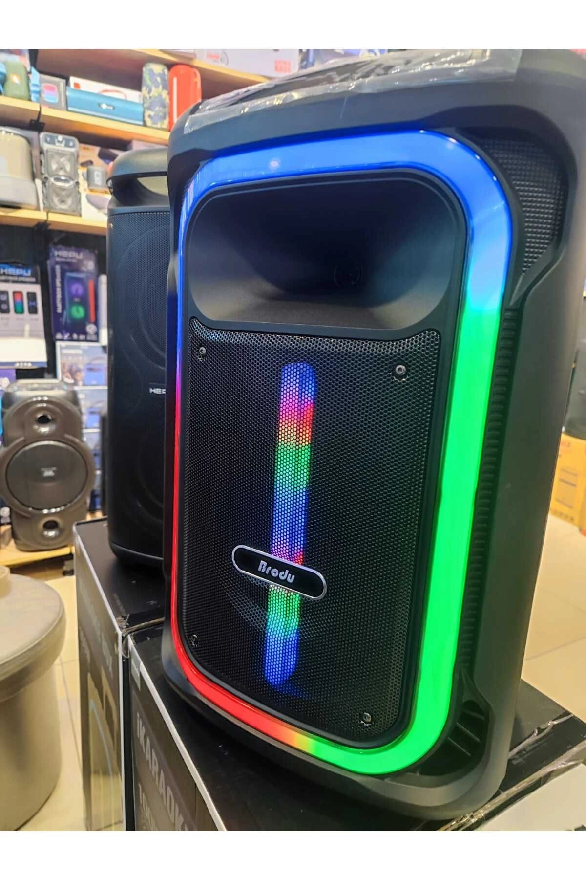 Bts 1928 Taşınabilir  Şarjlı 12 inc 100 w Karaoke Amfi Bluetooth Parti Hoparlörü
