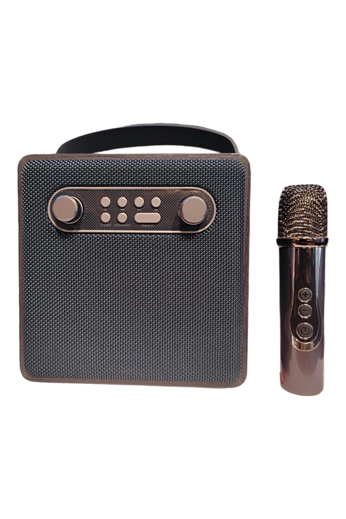 Bts 1688 Taşınabilir Şarjlı Bluetooth Hoparlör 4 inc Karaoke Özellik Kablosuz Şarjlı Mikrofon