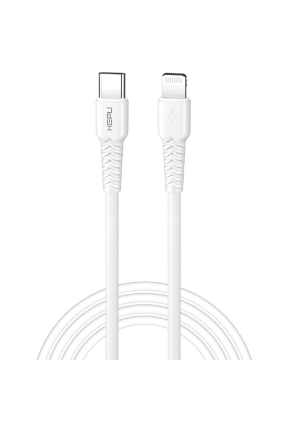 HP-421 Mild Type-C - Iph Lightning PD20W Şarj Kablosu 1mt Beyaz