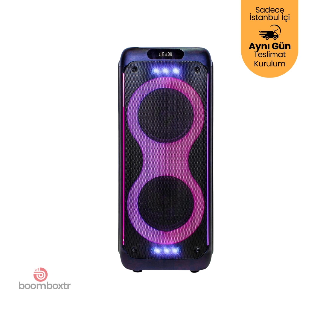 HEPU HP-940 Bluetooth Hoparlör | 80W RMS | 2x10” Ultra Bass
