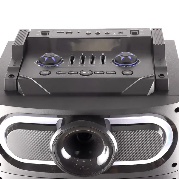 HEPU HP-918 Partybox Bluetooth Hoparlör – 10” Woofer x3, 80W Güç, RGB Işık Efektleri, 2 Kablosuz Mikrofon + Kumanda