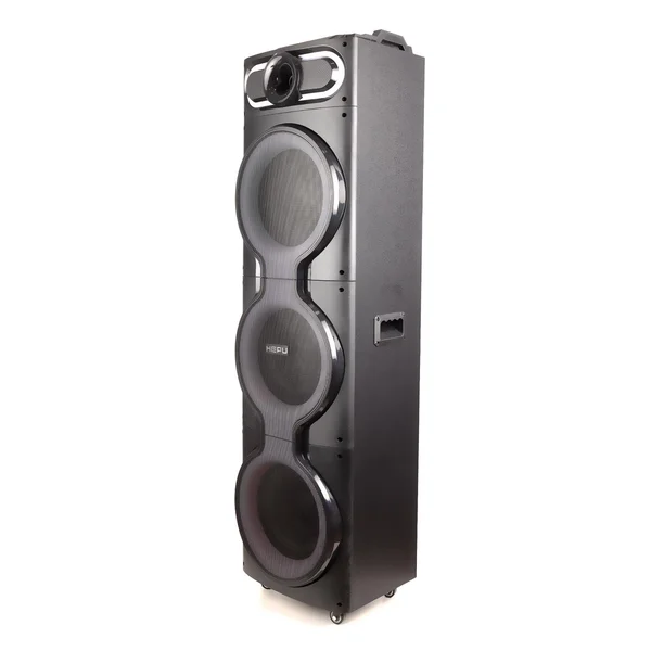 HEPU HP-918 Partybox Bluetooth Hoparlör – 10” Woofer x3, 80W Güç, RGB Işık Efektleri, 2 Kablosuz Mikrofon + Kumanda
