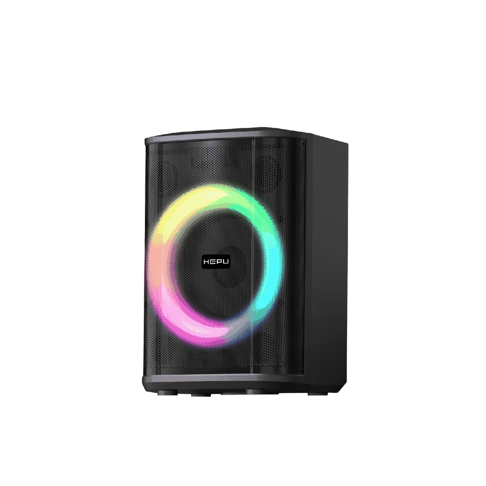 HEPU HP-979 Partybox Bluetooth Hoparlör – 8” Hoparlör, 40W Güç, RGB Işık, TWS Destekli