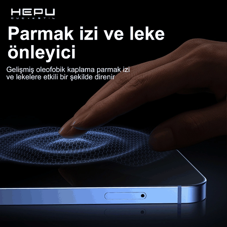 HEPU TITAN Privacy Cam Ekran Koruyucu – iPhone 11 / XR Uyumlu