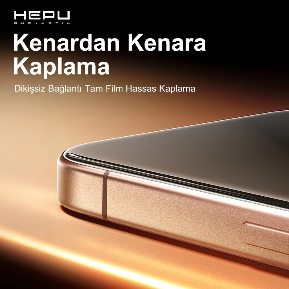 HEPU ARMOR Series Clear HD Cam Ekran Koruyucu – iPhone 15 Pro Max Uyumlu