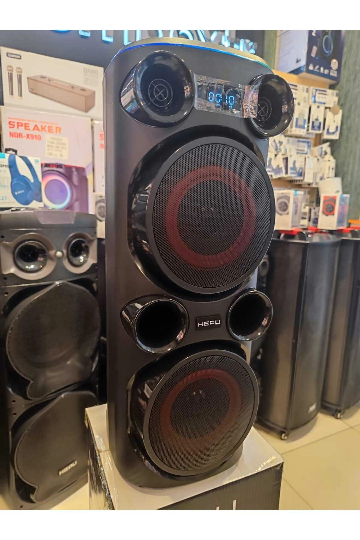 HP 956 60 W Taşınabilir Şarjlı Süper Bass Bluetooth Parti Hoparlör 6,5 inc*2