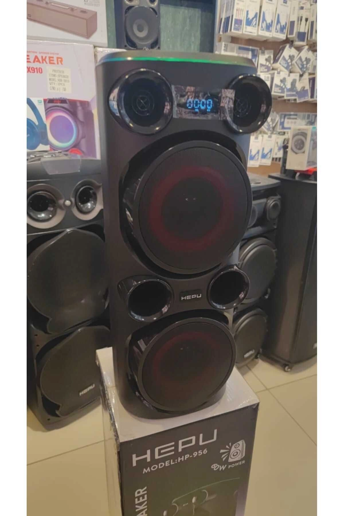 HP 956 60 W Taşınabilir Şarjlı Süper Bass Bluetooth Parti Hoparlör 6,5 inc*2