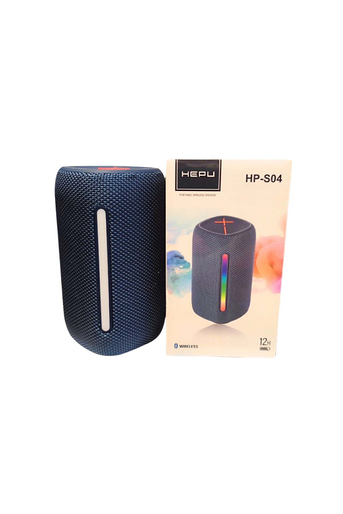 HP-S04 Taşınabilir Şarjlı Bluetooth Hoparlör Rgb Usb Aux Tf 1200 Mah 3 inc