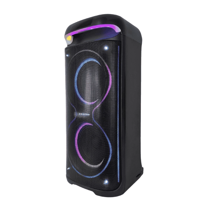 HEPU HP-100 2x10” 60 W Rms Süper Bass Taşınabilir Bluetooth Hoparlör
