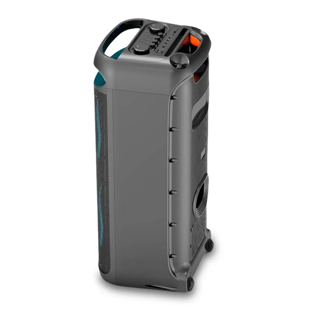 HEPU HP-100 2x10” 60 W Rms Süper Bass Taşınabilir Bluetooth Hoparlör