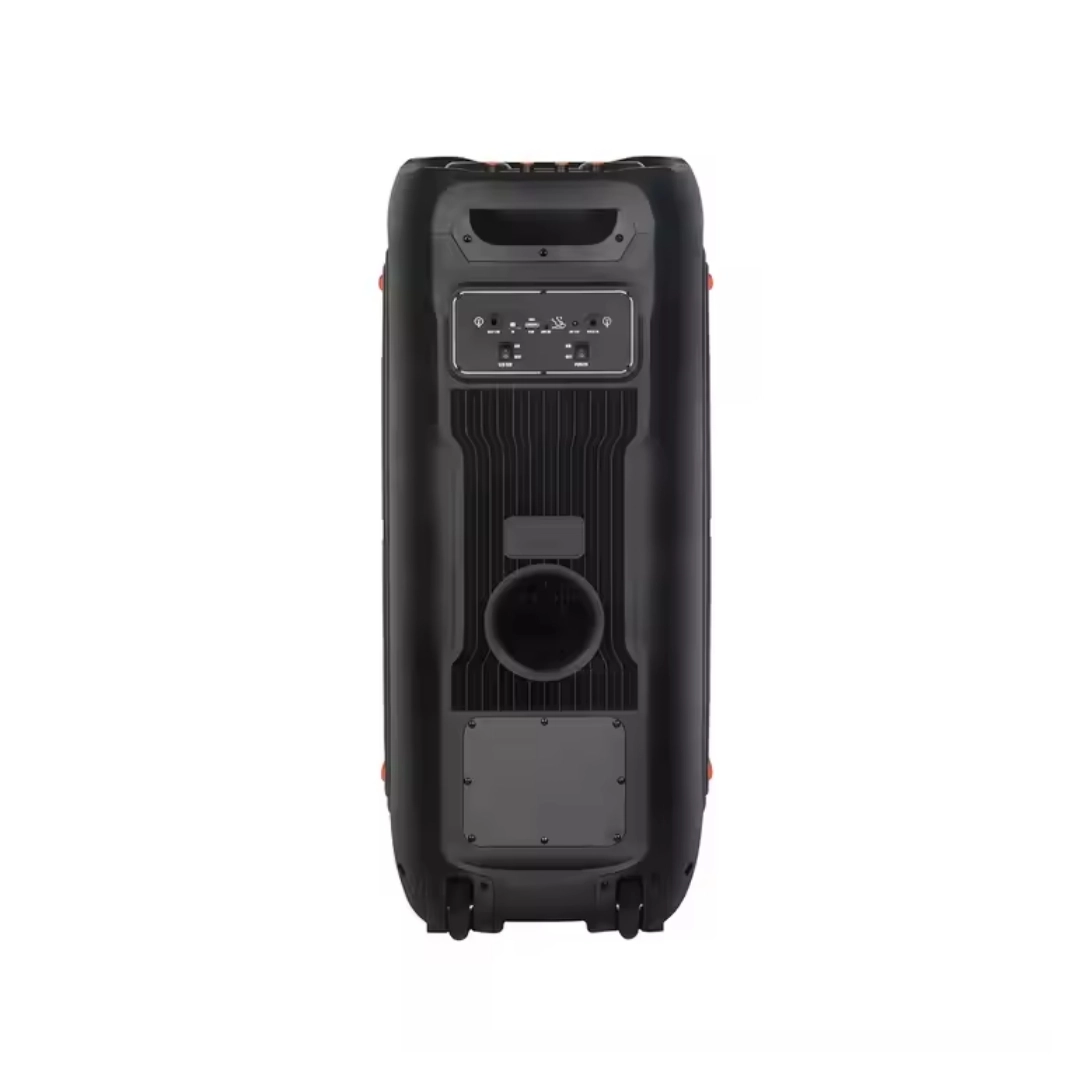 Hepu HP 102 Taşınabilir Şarjlı Bluetooth Hoparlör 2*10 inc Subwoofer Ultra Bass Muhteşem Ses Detayları Rgb Efektif Aydınlatma Usb Aux Tf 