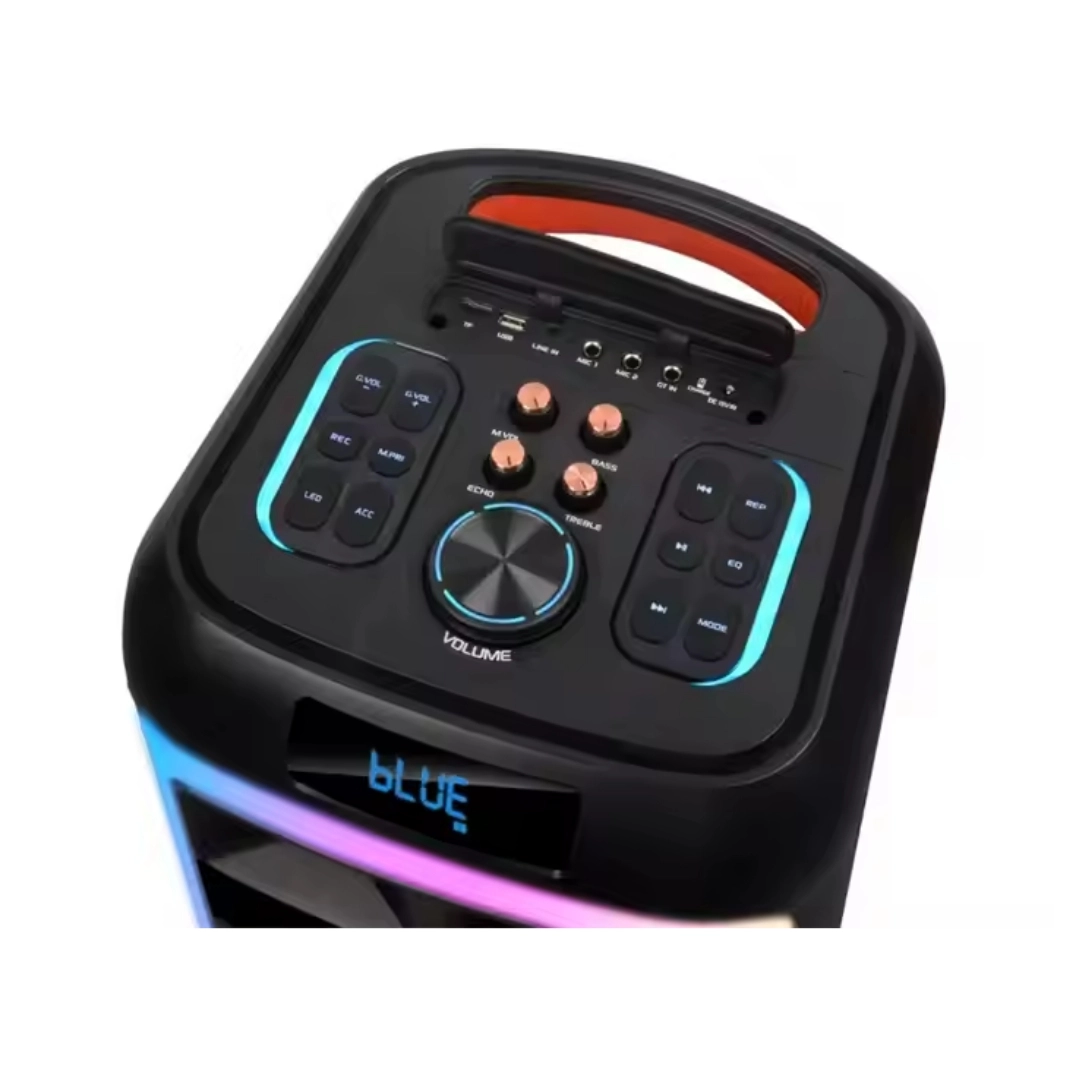 Hepu HP 103 Taşınabilir Şarjlı Bluetooth Hoparlör 80 w RMS Ultra Bass 