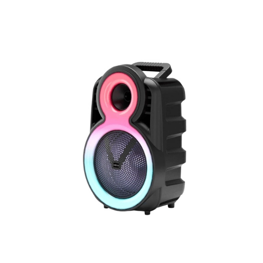 HEPU HP-115 Partybox Bluetooth Hoparlör – 8” Hoparlör, 20W Güç, RGB Işık, TWS Destekli