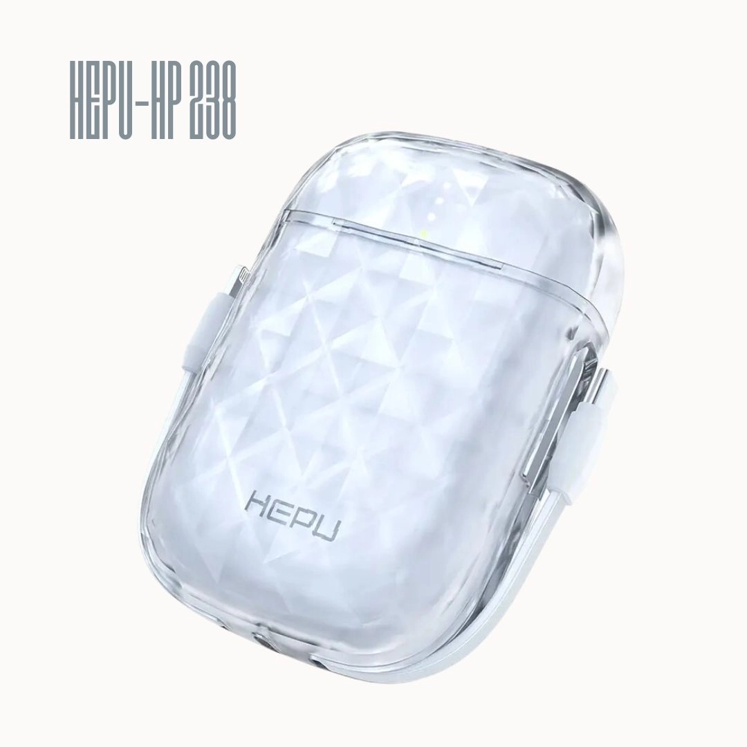 Hepu HP-238 Powerbank 10.000 mAh 22w PD3 Hızlı Şarj Typc-e,Lightning,Usb A