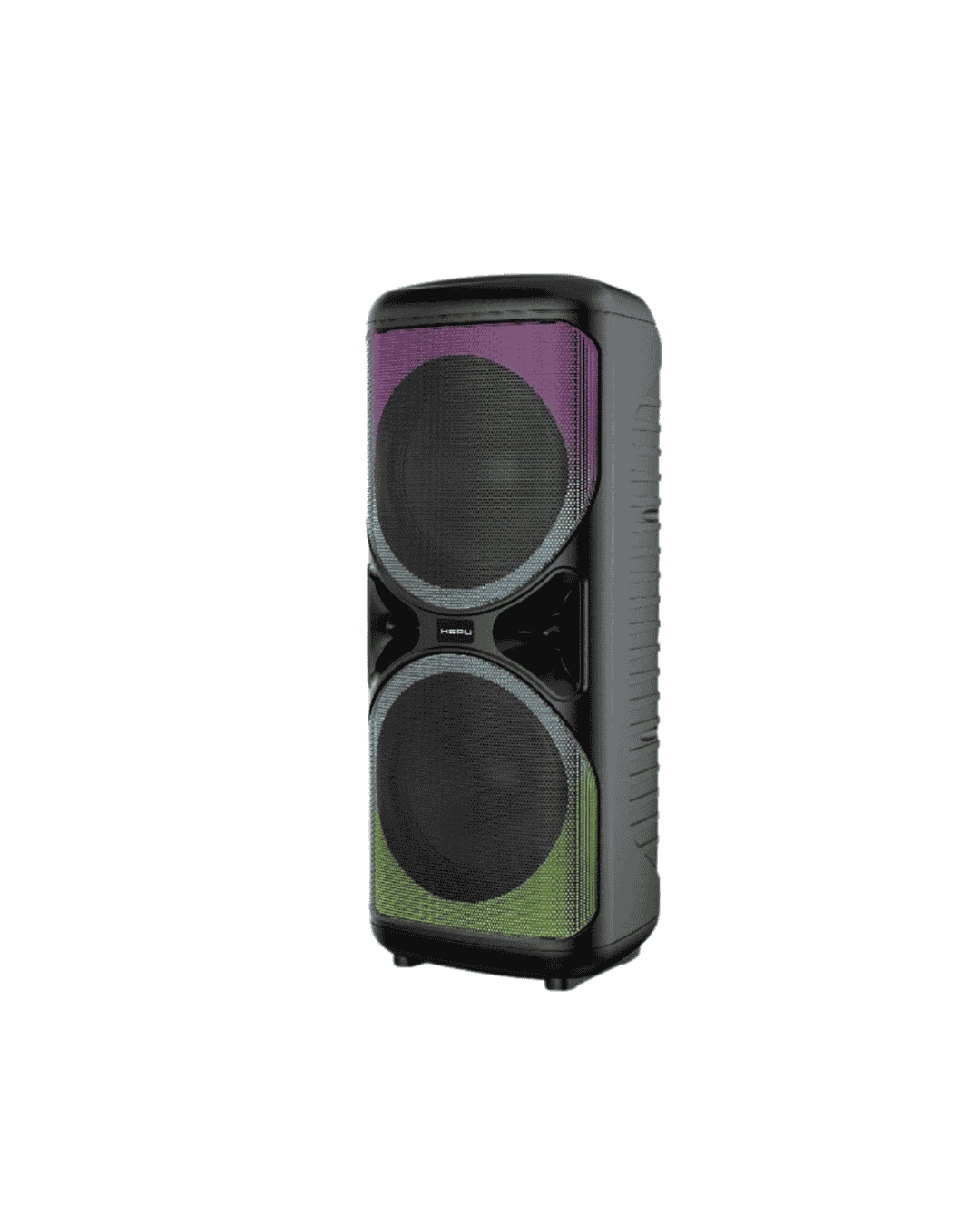 HEPU HP-985 Partybox Bluetooth Hoparlör – 2×6.5” Hoparlör, 20W Güç, RGB Işık, TWS Destekli
