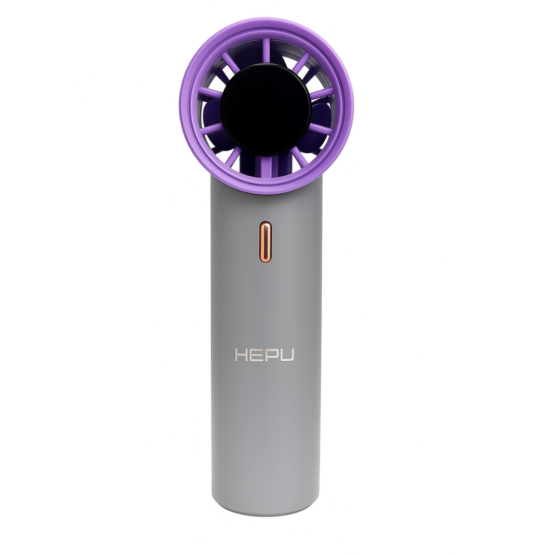 Hepu HP F19 El Tipi Şarjlı Fan | Dijital Göstergeli 