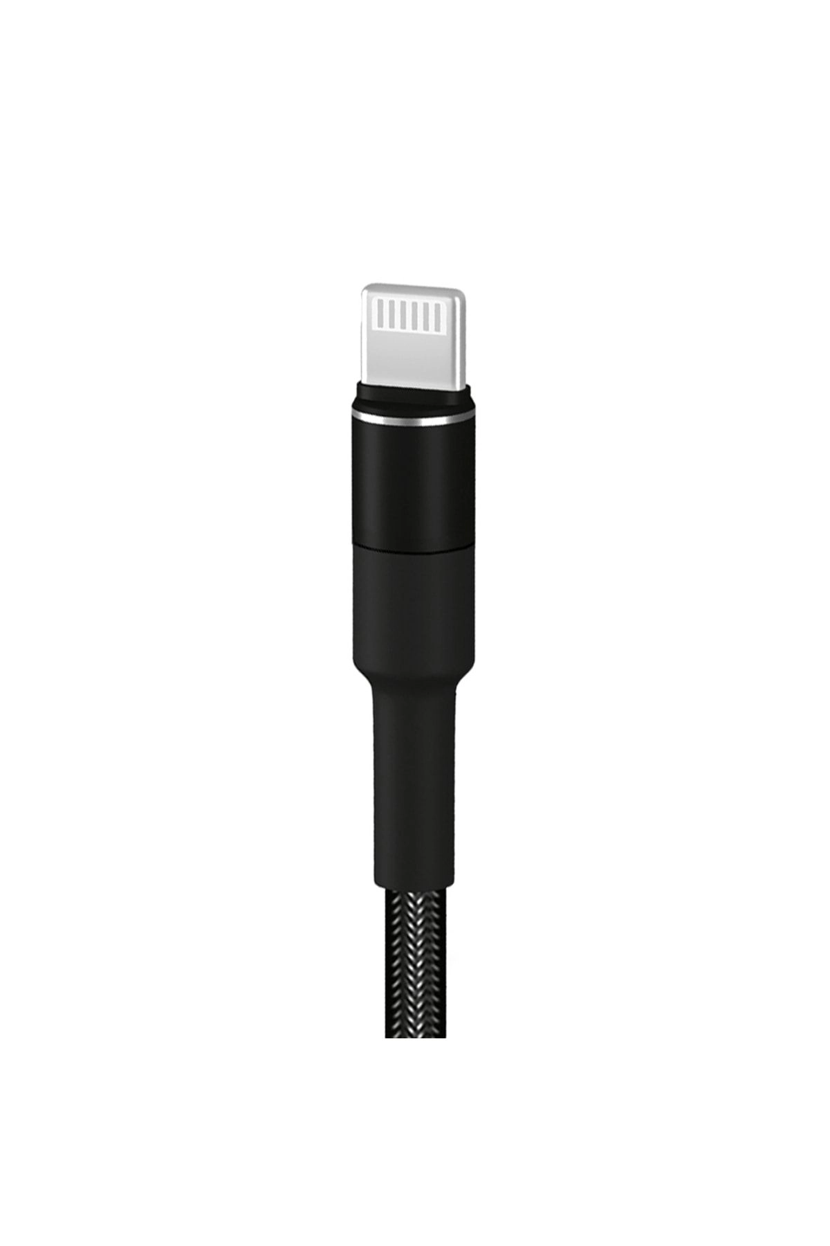 Hp-416 Solid Usb - Iph Lightning Qc3.0 3.1a Şarj Kablosu 1mt Siyah