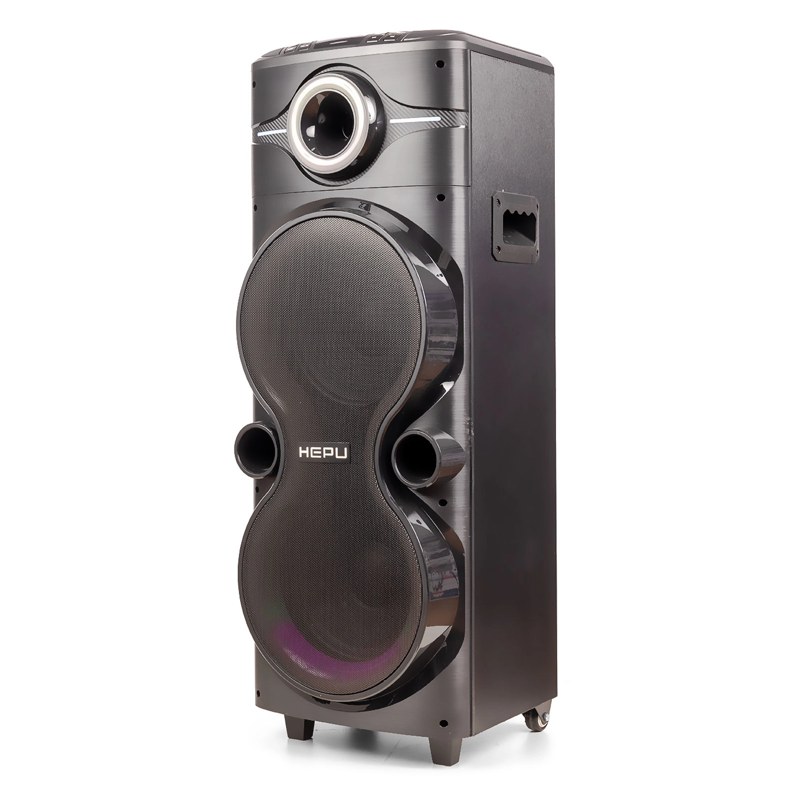 HEPU HP-922 Bluetooth Hoparlör | 10” Çift Woofer Bass