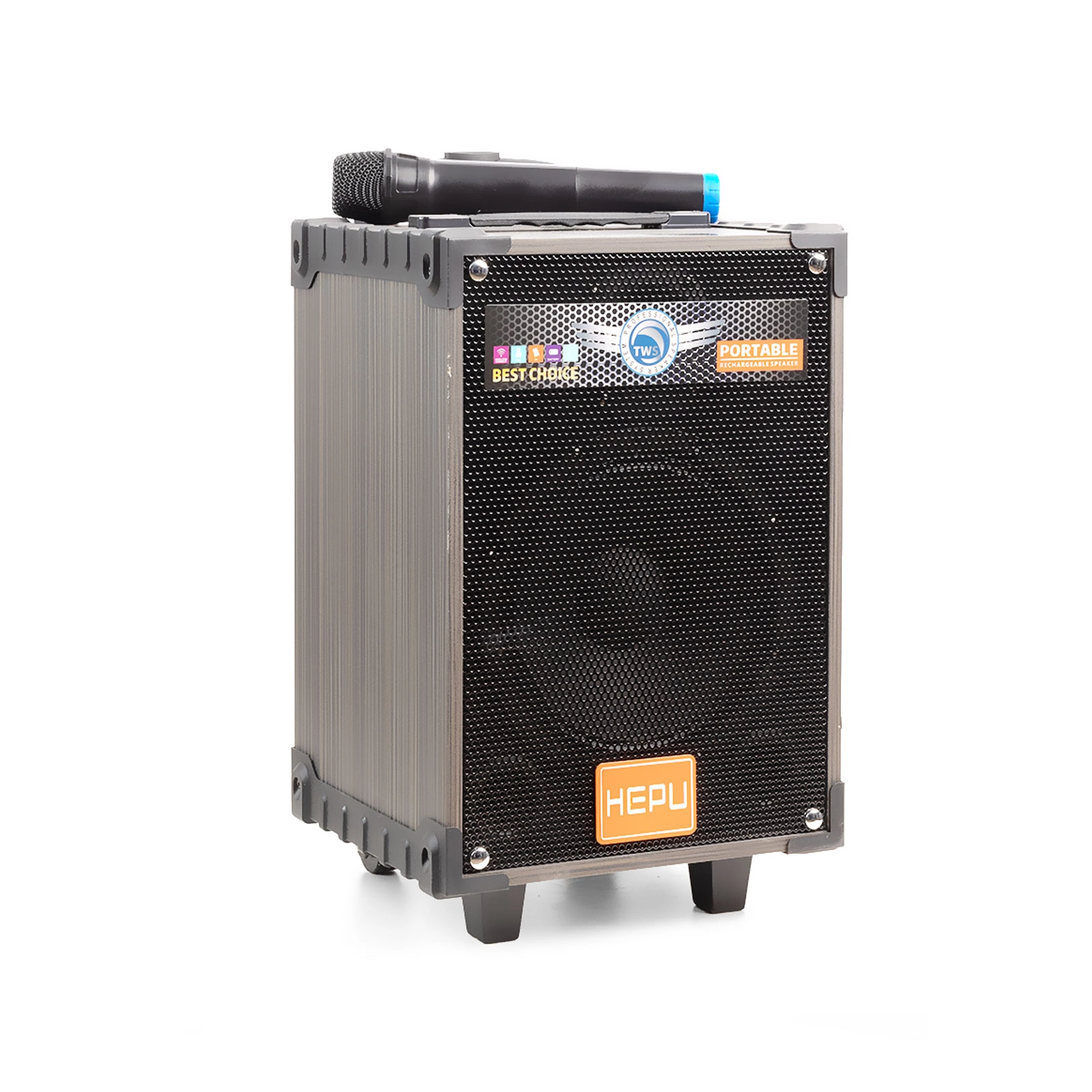 HP 924 3 kanallı Taşınabilir Şarjlı Bluetooth Amfi Parti Hoparlörü  Çanta Tipi 8 inc ultra bass
