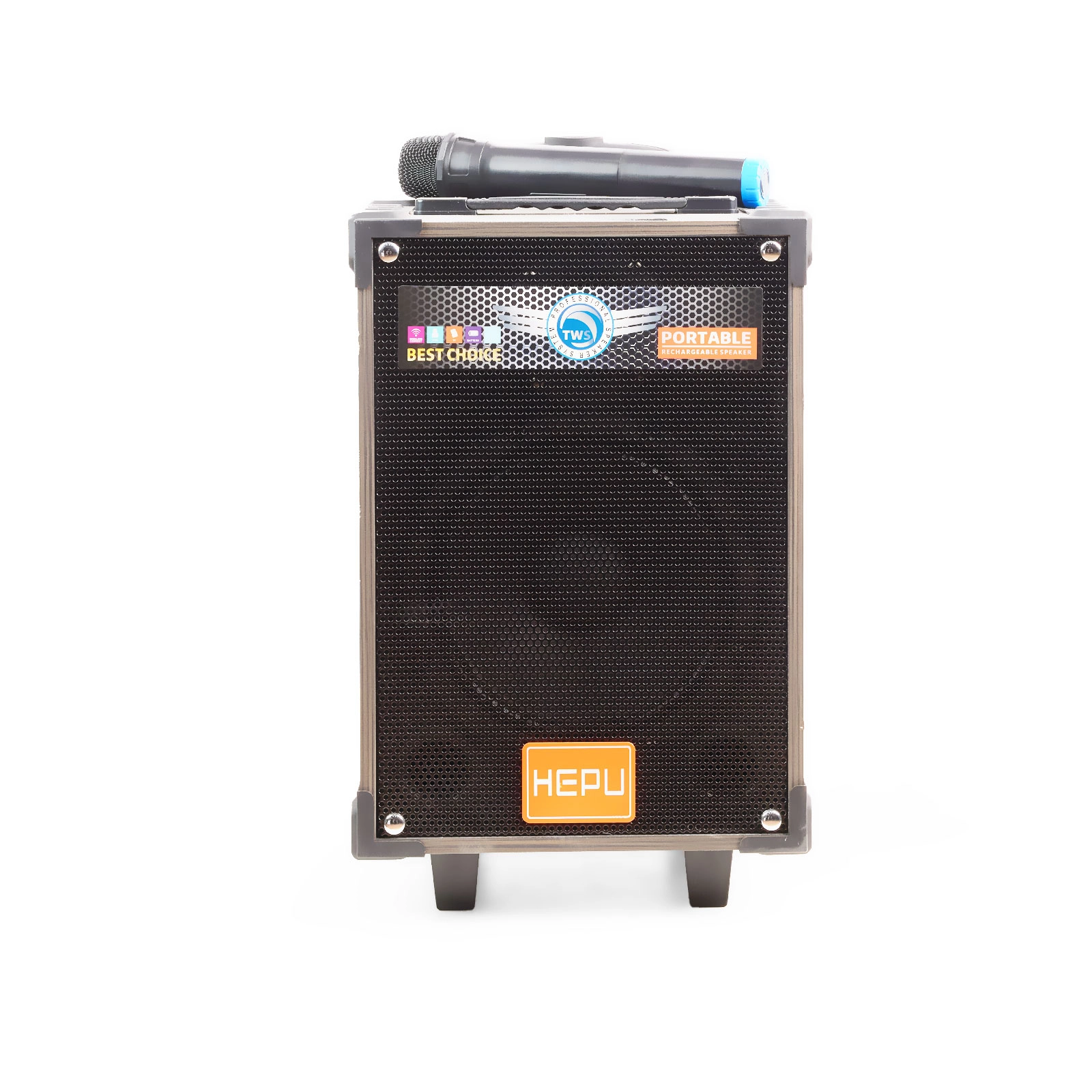 HP 924 3 kanallı Taşınabilir Şarjlı Bluetooth Amfi Parti Hoparlörü  Çanta Tipi 8 inc ultra bass
