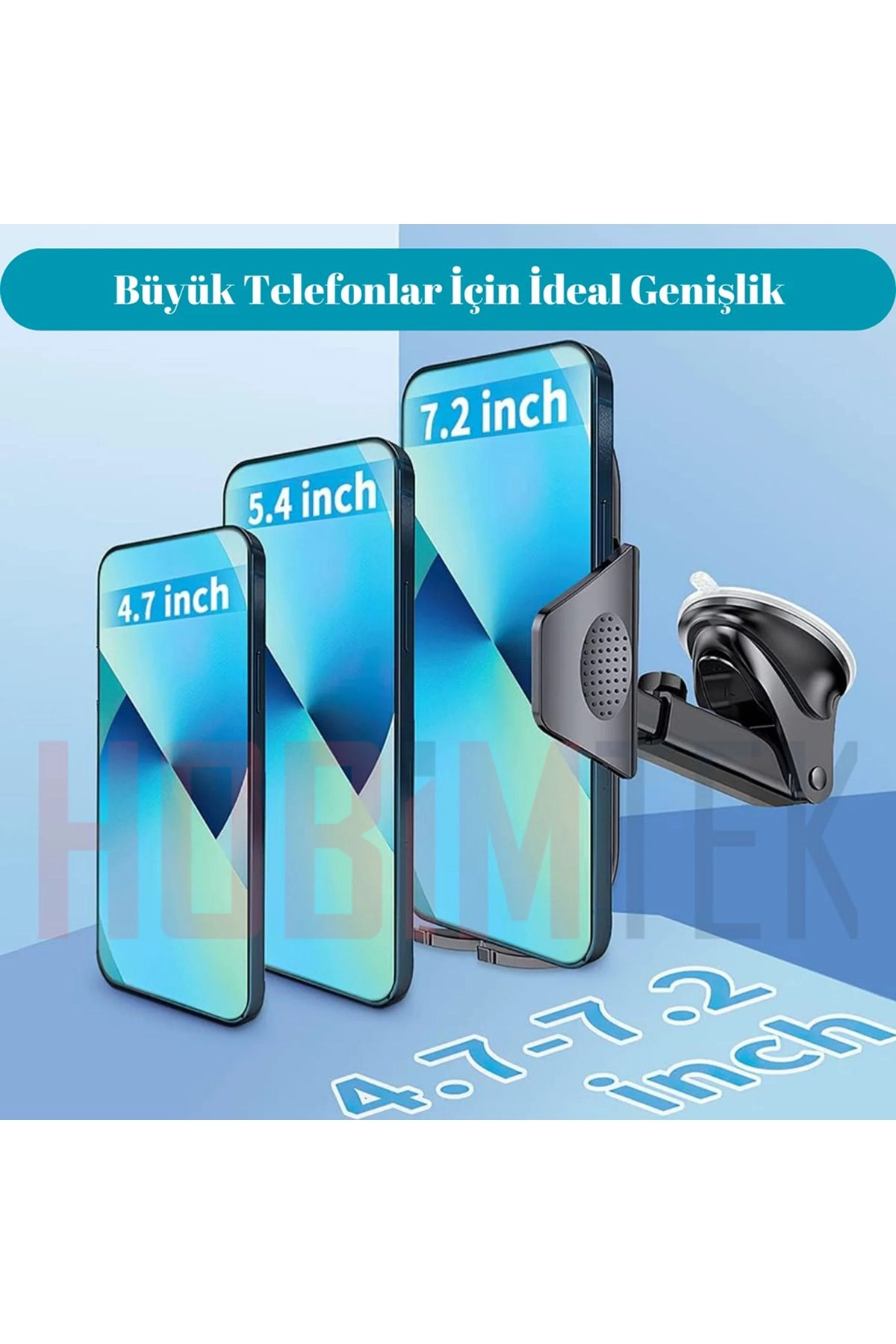 HP-A11 Vantuzlu Araç İçi Telefon Tutucu