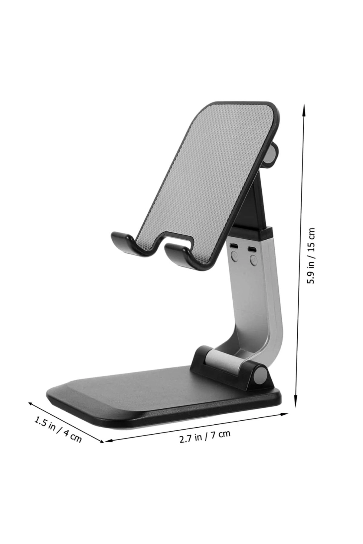 Hp-t01 Masaüstü Telefon Ve Tablet Standı Siyah