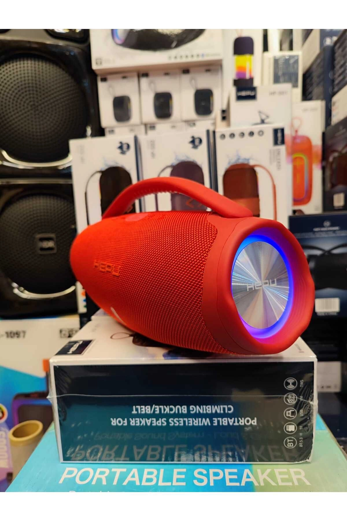 HP-S11 Taşınabilir Şarjlı Bluetooth Hoparlör Usb,Aux,Tf Rgb 20w Rms 95 DB 1800 Mah TWS