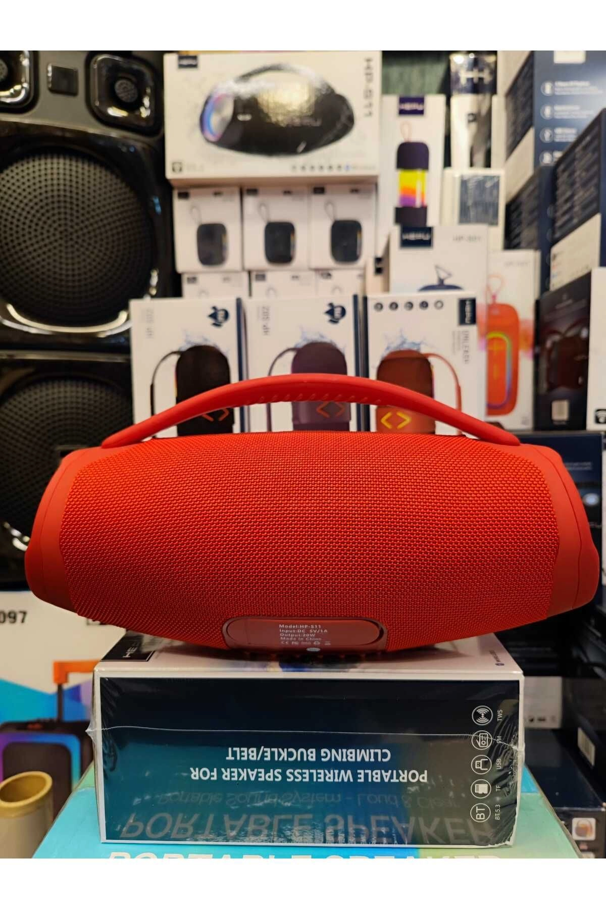 HP-S11 Taşınabilir Şarjlı Bluetooth Hoparlör Usb,Aux,Tf Rgb 20w Rms 95 DB 1800 Mah TWS
