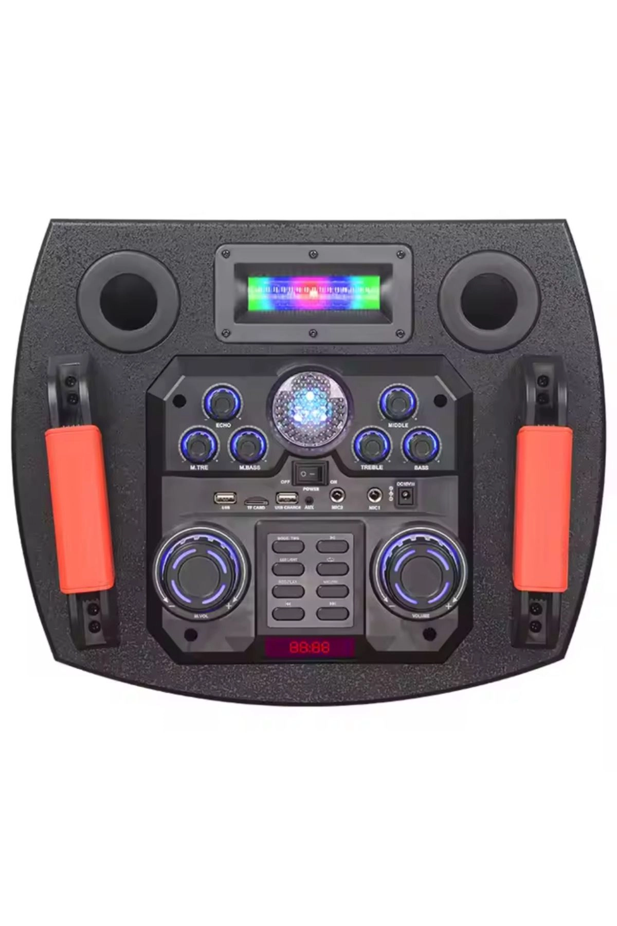 HP 916 Taşınabilir Şarjlı Bluetooth Büyük Boy Parti Hoparlörü 100w Rms 2*12 inc Woofer