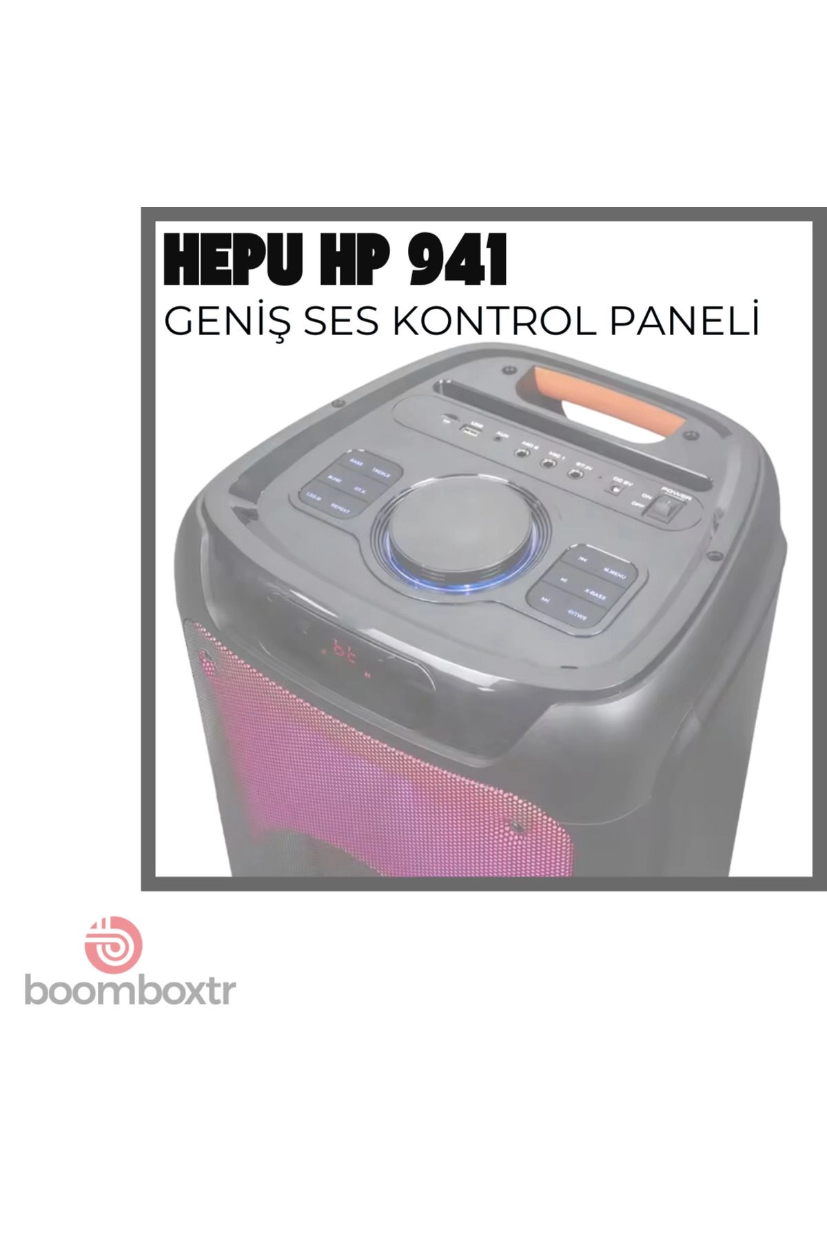HEPU HP-941 Partybox Bluetooth Hoparlör | 160W RMS