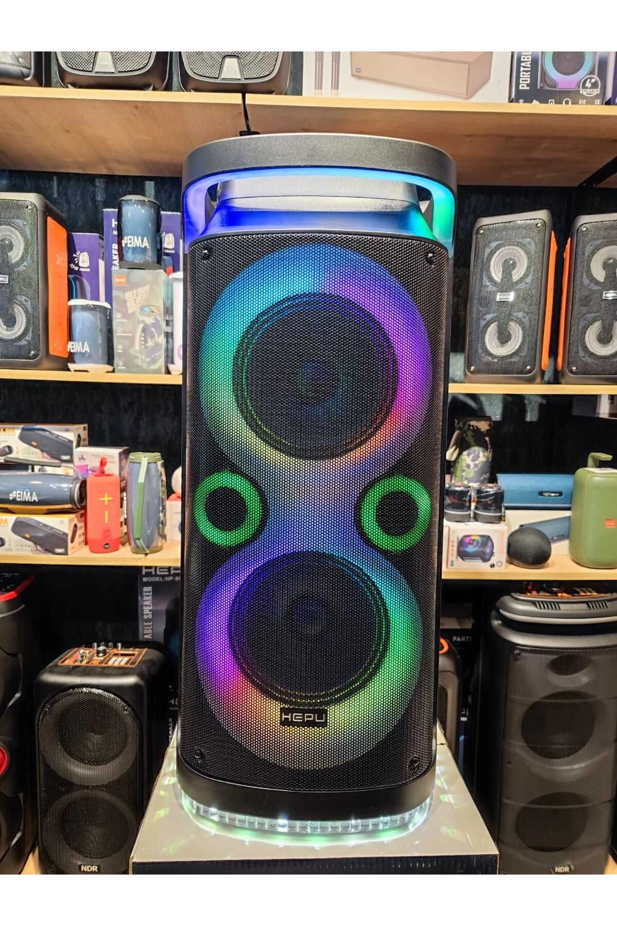 HP 963 Taşınabilir Şarjlı Bluetooth Parti Hoparlörü Rms 40 w  2*8 inch