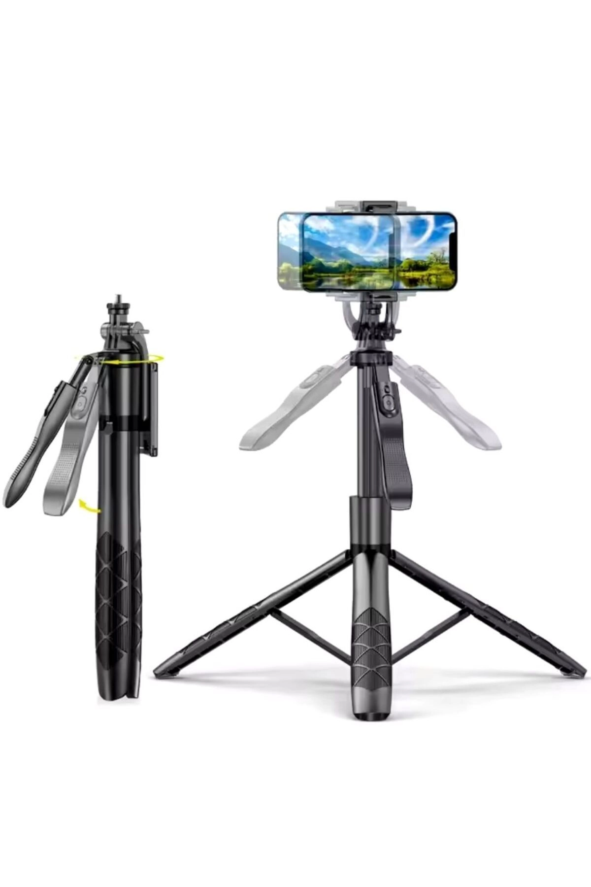 Hepu Hp T11 Bluetooth Stabil Özellikli Selfie Çubuğu Ayarlanabilir Uzunluk 150 cm ios android uyumlu