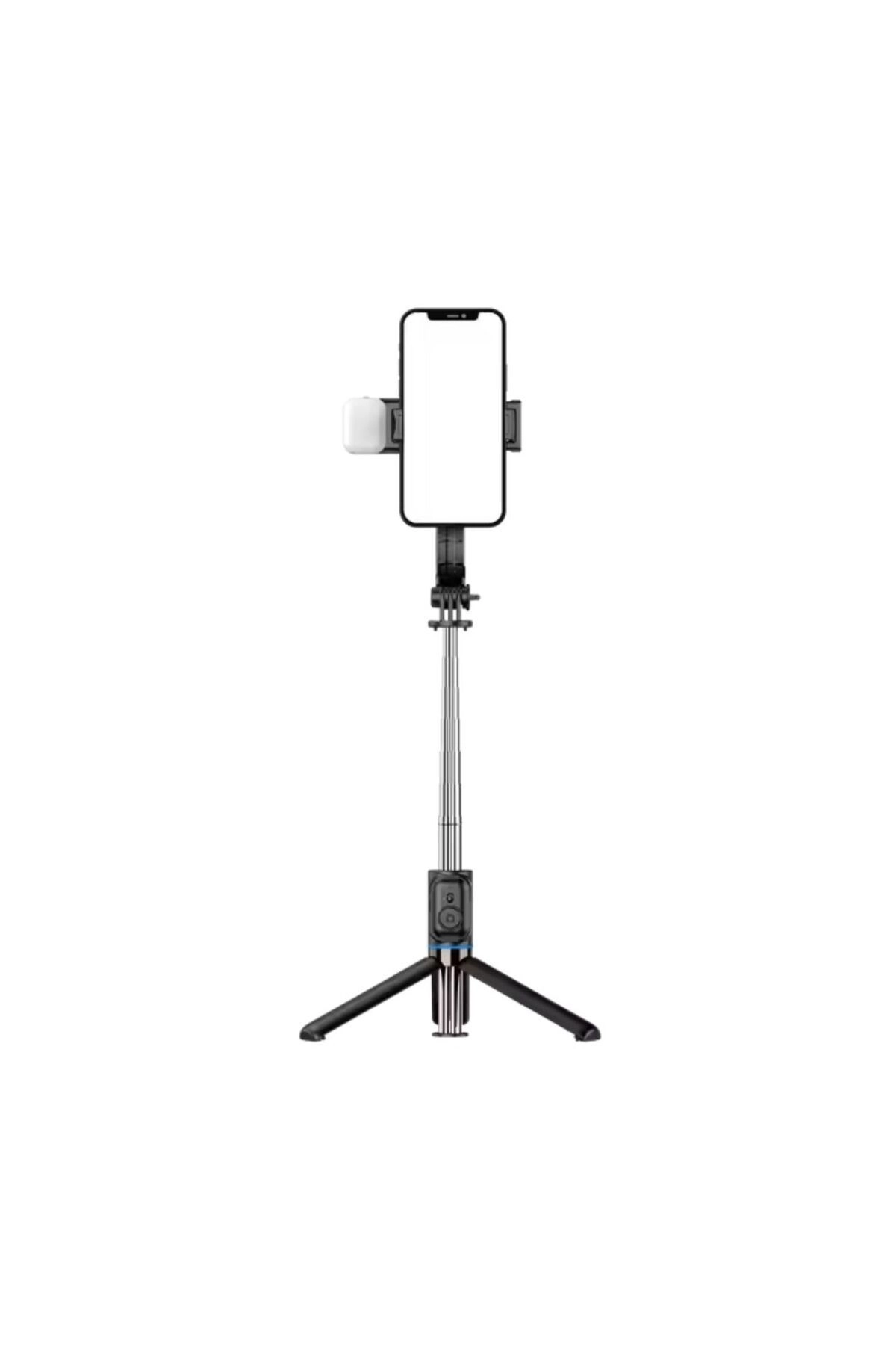 Hepu Hp T15 Stabil Bluetooth,Özellikli Aydınlatmalı Selfi Çubuğu 104 Cm Ayarlanabilir Android,ios