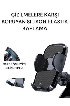 Araç Içi Otomatik Telefon Tutucu Cam Ve Torpido Için PREMİUM Versiyon HEPU HP-A01