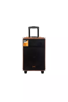 Baab B-Q8 Taşınabilir Ahşap Şarjlı Bluetooth Hoparlör 40 w Rms 8 inc Subwoofer