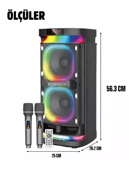 BTS-1989  Bluetooth Hoparlör 30W RMS TWS USB AUX
