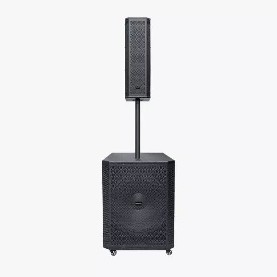 HEPU HP-992 Profesyonel Taşınabilir Ses Sistemi – 15” Subwoofer, 550W Güç, Kablosuz Mikrofonlu