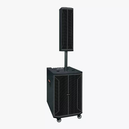 HEPU HP-993 Profesyonel Taşınabilir Ses Sistemi – 12” Subwoofer, 280W Güç, Kablosuz Mikrofonlu