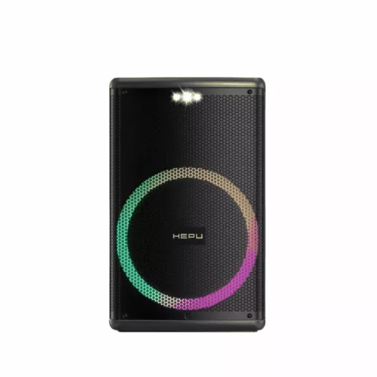 HEPU HP-994 Profesyonel Bluetooth Hoparlör – 15” Woofer, RGB Işıklar, Kablosuz Mikrofonlu, Taşınabilir Tasarım