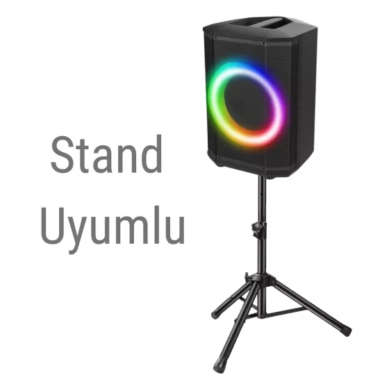 HEPU HP-979 8″ 40W Bluetooth Partybox Karaoke 