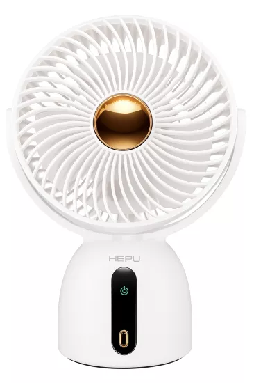 Hepu HP F07 Şarjlı Masaüstü Fan | 2400 mAh | Type-C