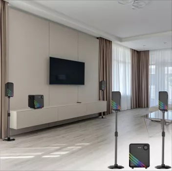Hepu HP TV02 2+1 Bluetooth Sinema Sistemi 80 w