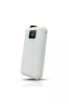Hp-979 All In One 20000 Mah Çoklu Kablolu Powerbank Beyaz
