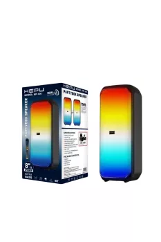 HP 106 Bluetooth Hoparlör 2*8 inc 30 w Rms Rgb Efektif Kablosuz Karaoke Mikrofon TWS
