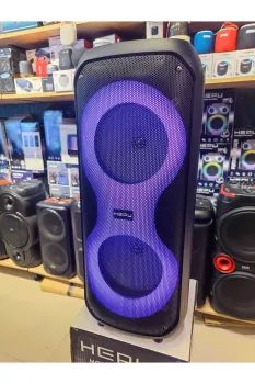 Hp 953 20 w rms Şarjlı Taşınabilir Amfi Özellikli Karaoke Bluetooth Parti Hoparlörü 8 inc*2