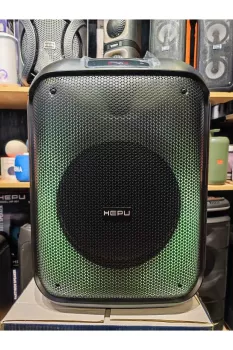 HP 961 Taşınabilir Şarjlı Bluetooth Parti Hoparlörü 12 inc Kablosuz mikrofon Ultra Bass